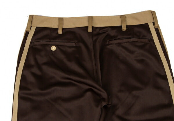 COMME des GARCONS HOMME Side Stripe Camel Brown Pants Size S