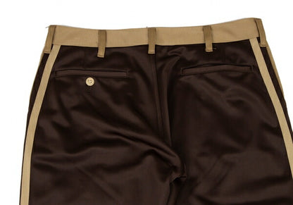 COMME des GARCONS HOMME Side Stripe Camel Brown Pants Size S