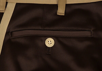 COMME des GARCONS HOMME Side Stripe Camel Brown Pants Size S