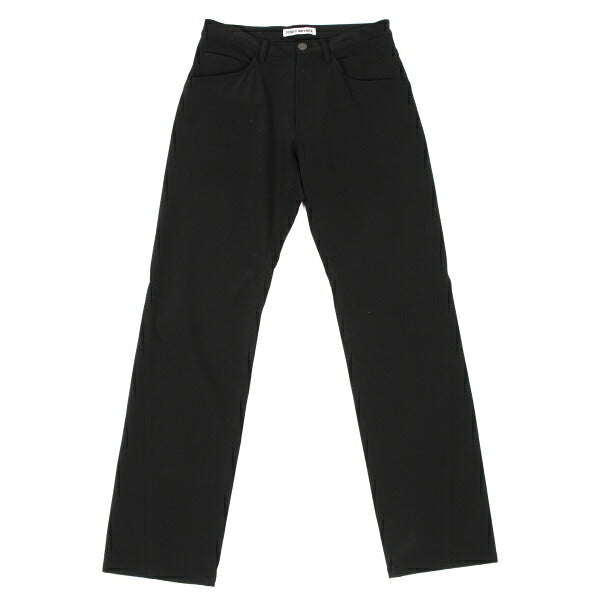 ISSEY MIYAKE Nylon Diagonal Panel Stretch Pants Black Size 1