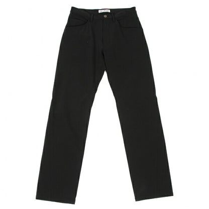 ISSEY MIYAKE Nylon Diagonal Panel Stretch Pants Black Size 1