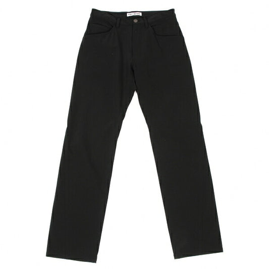 ISSEY MIYAKE Nylon Diagonal Panel Stretch Pants Black Size 1