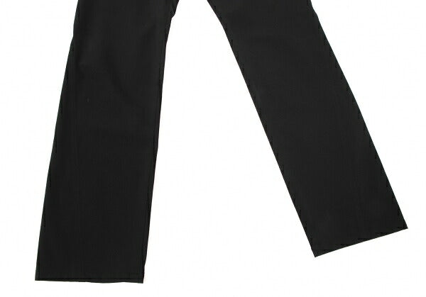 ISSEY MIYAKE Nylon Diagonal Panel Stretch Pants Black Size 1