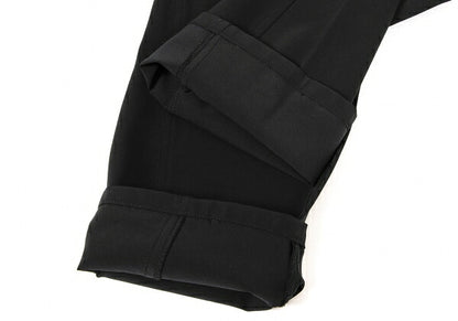 ISSEY MIYAKE Nylon Diagonal Panel Stretch Pants Black Size 1