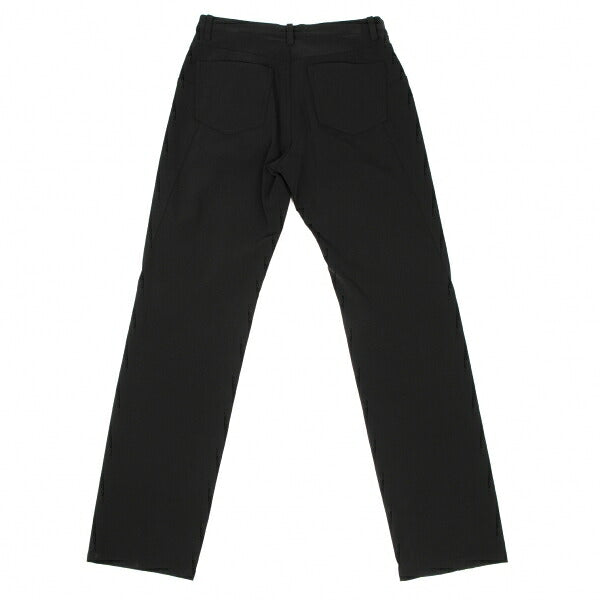 ISSEY MIYAKE Nylon Diagonal Panel Stretch Pants Black Size 1