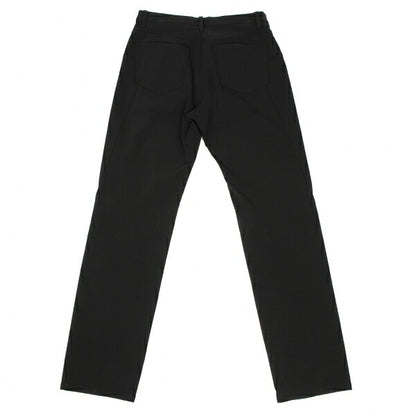 ISSEY MIYAKE Nylon Diagonal Panel Stretch Pants Black Size 1