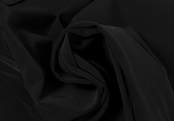 ISSEY MIYAKE Nylon Diagonal Panel Stretch Pants Black Size 1