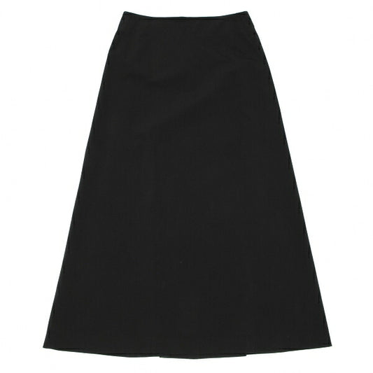 ISSEY MIYAKE Nylon Stretch Back Curve Skirt Black Size 2