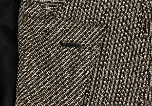 EMPORIO ARMANI Wool Blend Slanted 1-Button Jacket Size 38