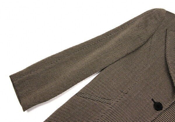 EMPORIO ARMANI Wool Blend Slanted 1-Button Jacket Size 38