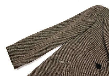 EMPORIO ARMANI Wool Blend Slanted 1-Button Jacket Size 38