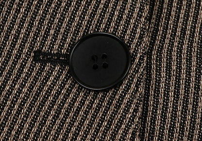 EMPORIO ARMANI Wool Blend Slanted 1-Button Jacket Size 38