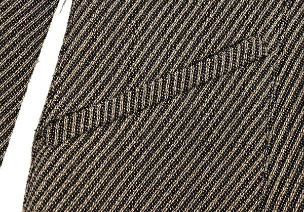 EMPORIO ARMANI Wool Blend Slanted 1-Button Jacket Size 38