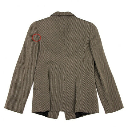 EMPORIO ARMANI Wool Blend Slanted 1-Button Jacket Size 38