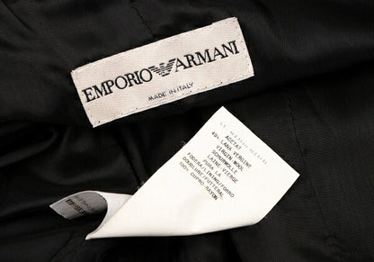 EMPORIO ARMANI Wool Blend Slanted 1-Button Jacket Size 38