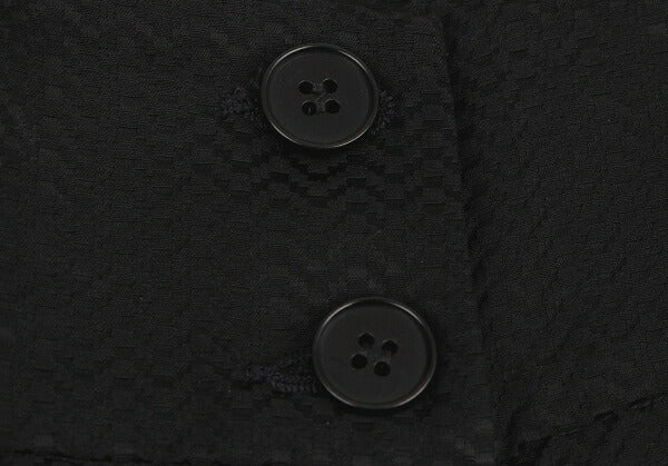 EMPORIO ARMANI Rayon Wool High Waist Pants Black Size 38