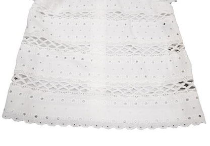 COMME des GARCONS Tricot Back Button Blouse White Size M