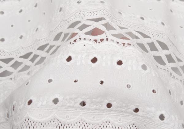 COMME des GARCONS Tricot Back Button Blouse White Size M