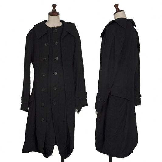JUNYA WATANABE COMME des GARCONS Wool Coat Black Size M