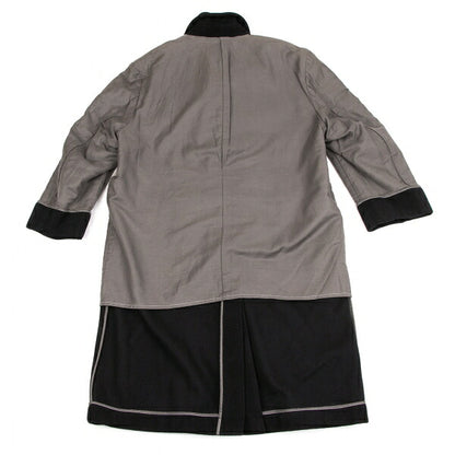 COMME des GARCONS 98AW Melton Reversed Coat Black Size M