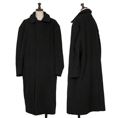 COMME des GARCONS 98AW Melton Reversed Coat Black Size M