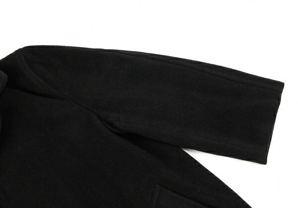 COMME des GARCONS 98AW Melton Reversed Coat Black Size M