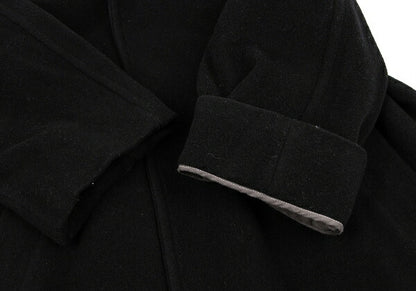 COMME des GARCONS 98AW Melton Reversed Coat Black Size M