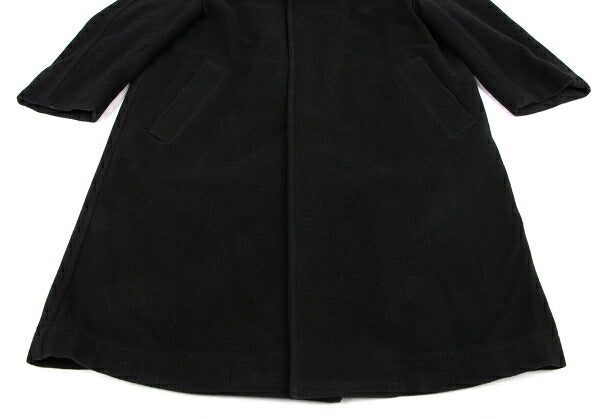 COMME des GARCONS 98AW Melton Reversed Coat Black Size M