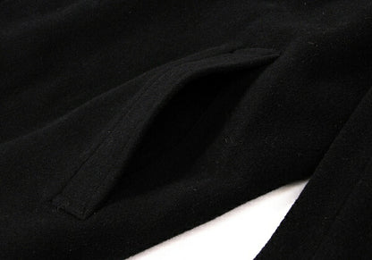 COMME des GARCONS 98AW Melton Reversed Coat Black Size M