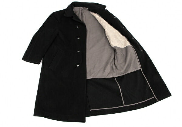 COMME des GARCONS 98AW Melton Reversed Coat Black Size M