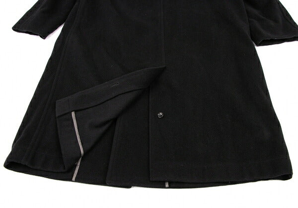 COMME des GARCONS 98AW Melton Reversed Coat Black Size M