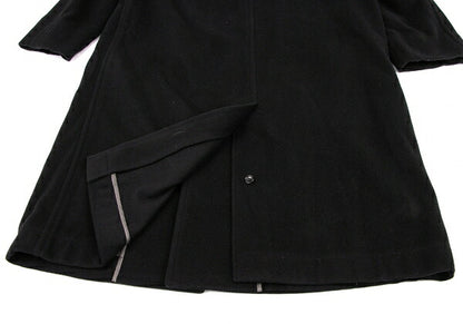 COMME des GARCONS 98AW Melton Reversed Coat Black Size M