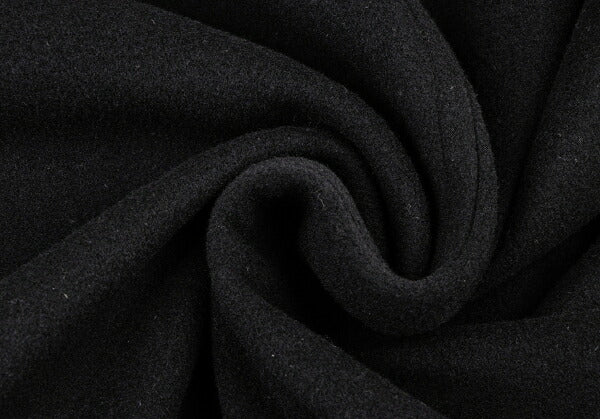 COMME des GARCONS 98AW Melton Reversed Coat Black Size M