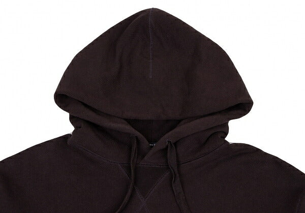 COMME des GARCONS HOMME Red Cotton Front Logo Hoodie Size S