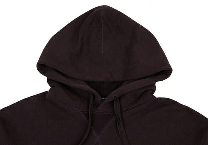 COMME des GARCONS HOMME Red Cotton Front Logo Hoodie Size S