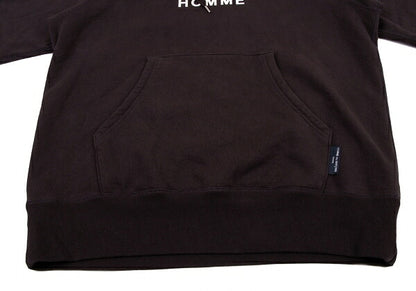 COMME des GARCONS HOMME Red Cotton Front Logo Hoodie Size S