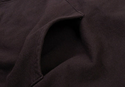 COMME des GARCONS HOMME Red Cotton Front Logo Hoodie Size S
