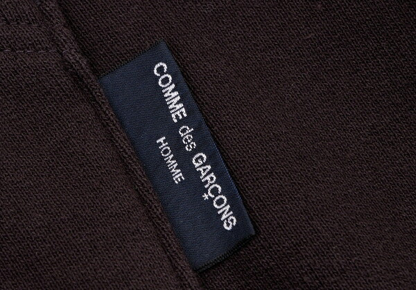 COMME des GARCONS HOMME Red Cotton Front Logo Hoodie Size S