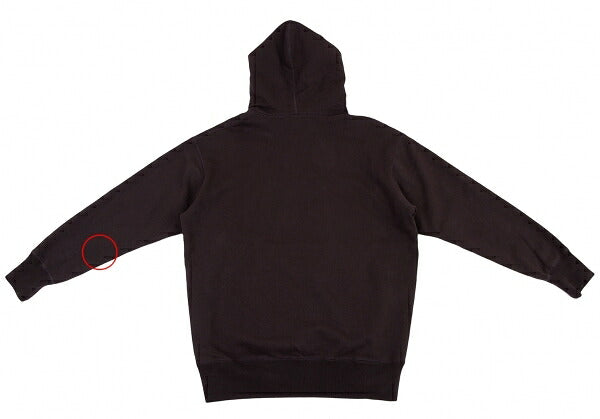 COMME des GARCONS HOMME Red Cotton Front Logo Hoodie Size S
