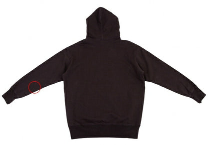 COMME des GARCONS HOMME Red Cotton Front Logo Hoodie Size S