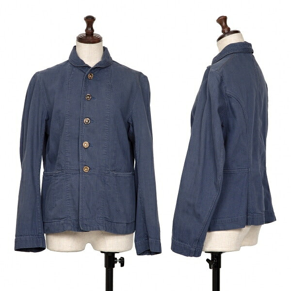 45rpm R umii Indigo Dye Shawl Collar Jacket Blue Size 2