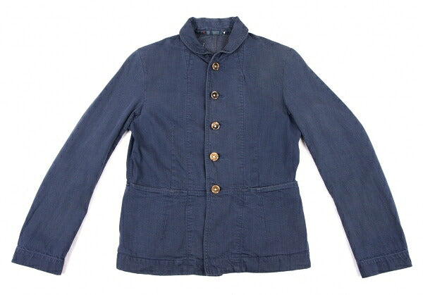 45rpm R umii Indigo Dye Shawl Collar Jacket Blue Size 2