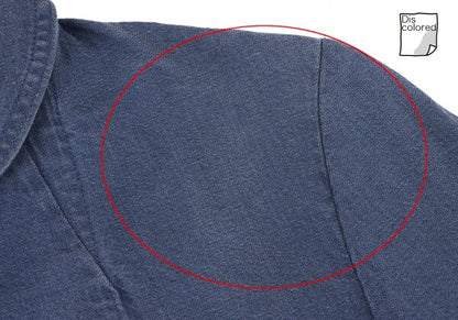 45rpm R umii Indigo Dye Shawl Collar Jacket Blue Size 2