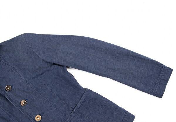 45rpm R umii Indigo Dye Shawl Collar Jacket Blue Size 2