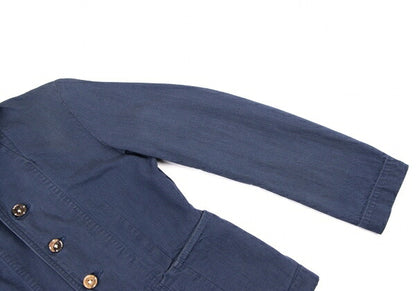 45rpm R umii Indigo Dye Shawl Collar Jacket Blue Size 2