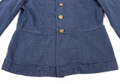 45rpm R umii Indigo Dye Shawl Collar Jacket Blue Size 2