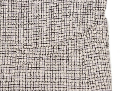 45rpm 45R Cotton Stand Collar Check Jacket White Size 2