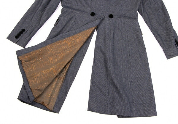 Jean Paul GAULTIER CLASSIQUE Velour Long Jacket Size 42