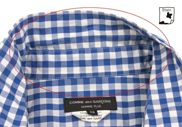 COMME des GARCONS HOMME PLUS Patch Pocket Shirt Blue Size XS
