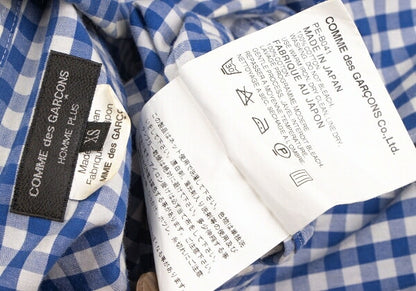 COMME des GARCONS HOMME PLUS Patch Pocket Shirt Blue Size XS